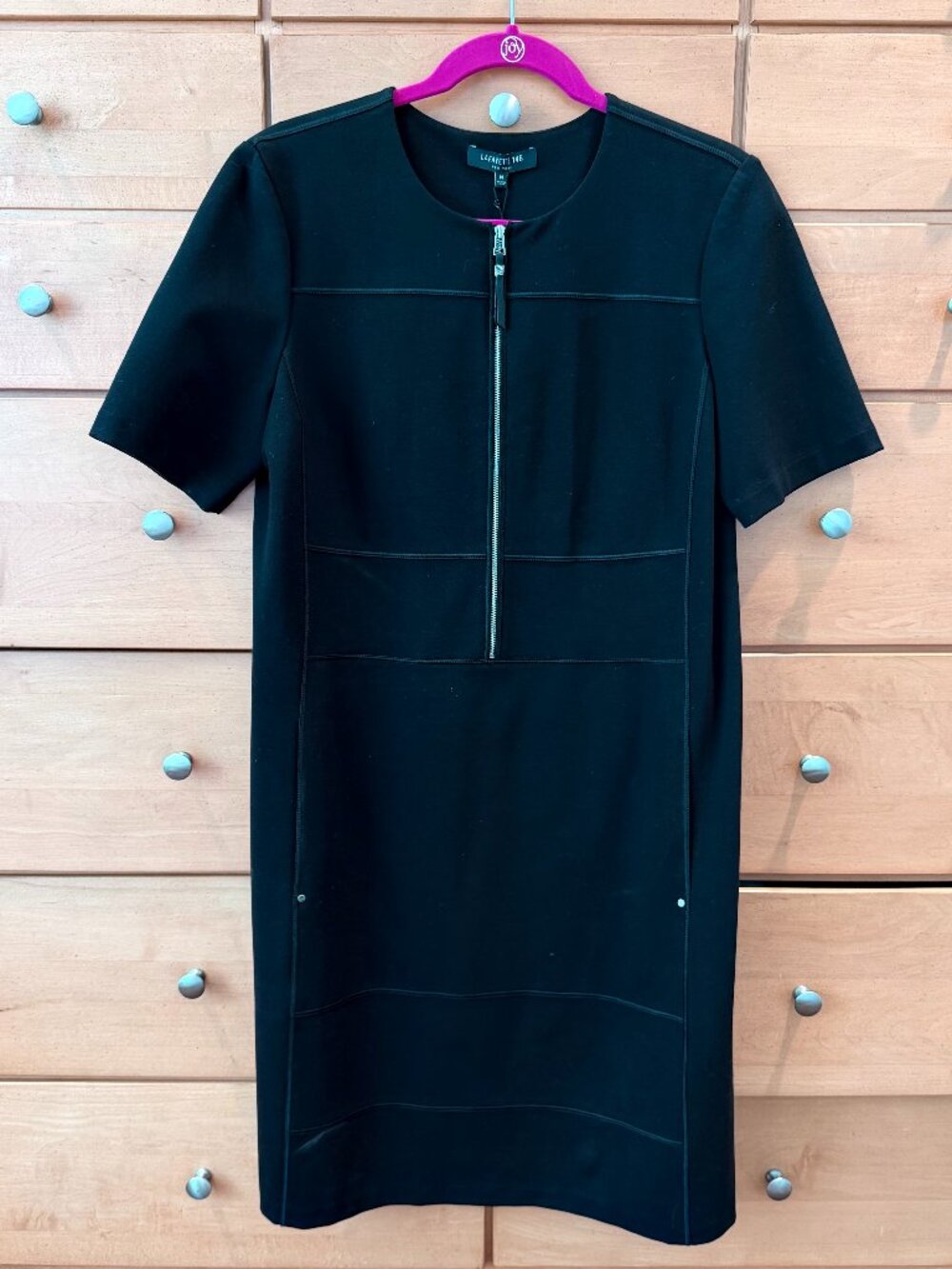 NWT LaFayette 148 little black dress Size M